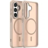Custodia MagSafe per Samsung Galaxy S26 S942, Techsuit, HaloFrost II, Dorata — 3