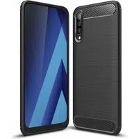 Custodia per Samsung Galaxy A70 A705, OEM, Carbonio, Nera — 3