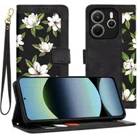 Custodia per Xiaomi Redmi Note 14 4G (Regionale), Techsuit, FlipCraft, Nera — 3