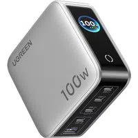 Caricatore da rete UGREEN X773 (65620B), 100W, 1 x USB-A - 4 x USB-C, Grigio — 3