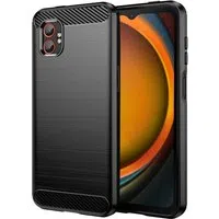 Custodia per Samsung Galaxy XCover7 Pro, Techsuit, Carbonio, Nera — 3