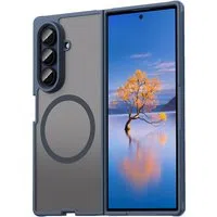 Custodia MagSafe per Samsung Galaxy Z Fold7 F966, Techsuit, HaloFrost II, Blu Navy — 3