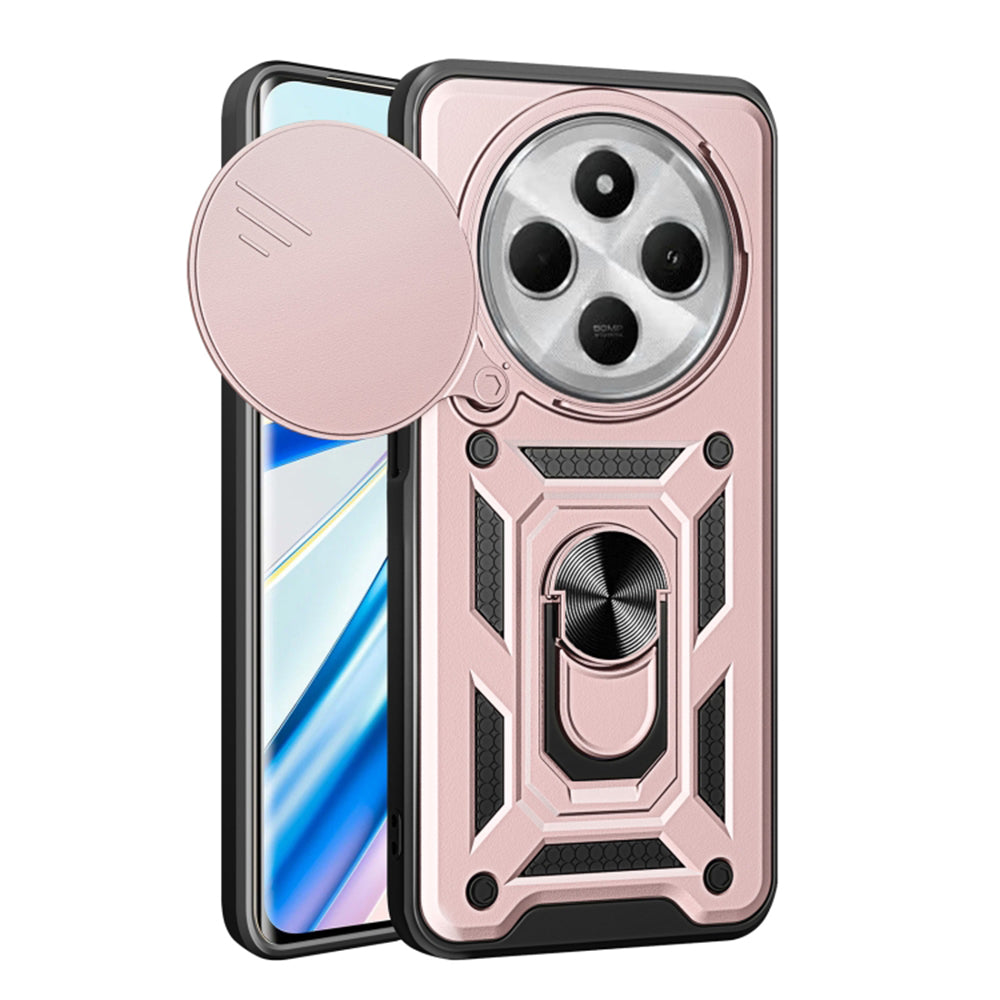 Techsuit Custodia per Xiaomi Poco C75 / Redmi 14C, Techsuit, CamShield, Rosa