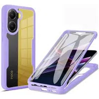 Custodia per Xiaomi Poco X7 Pro, Techsuit, ColorVerse 360, Viola — 3