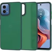 Custodia per Motorola Moto G45 / G34, Techsuit, HaloFrost, Verde — 3