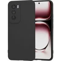 Custodia per Oppo Reno12 Pro, Techsuit, SoftFlex, Nera — 3