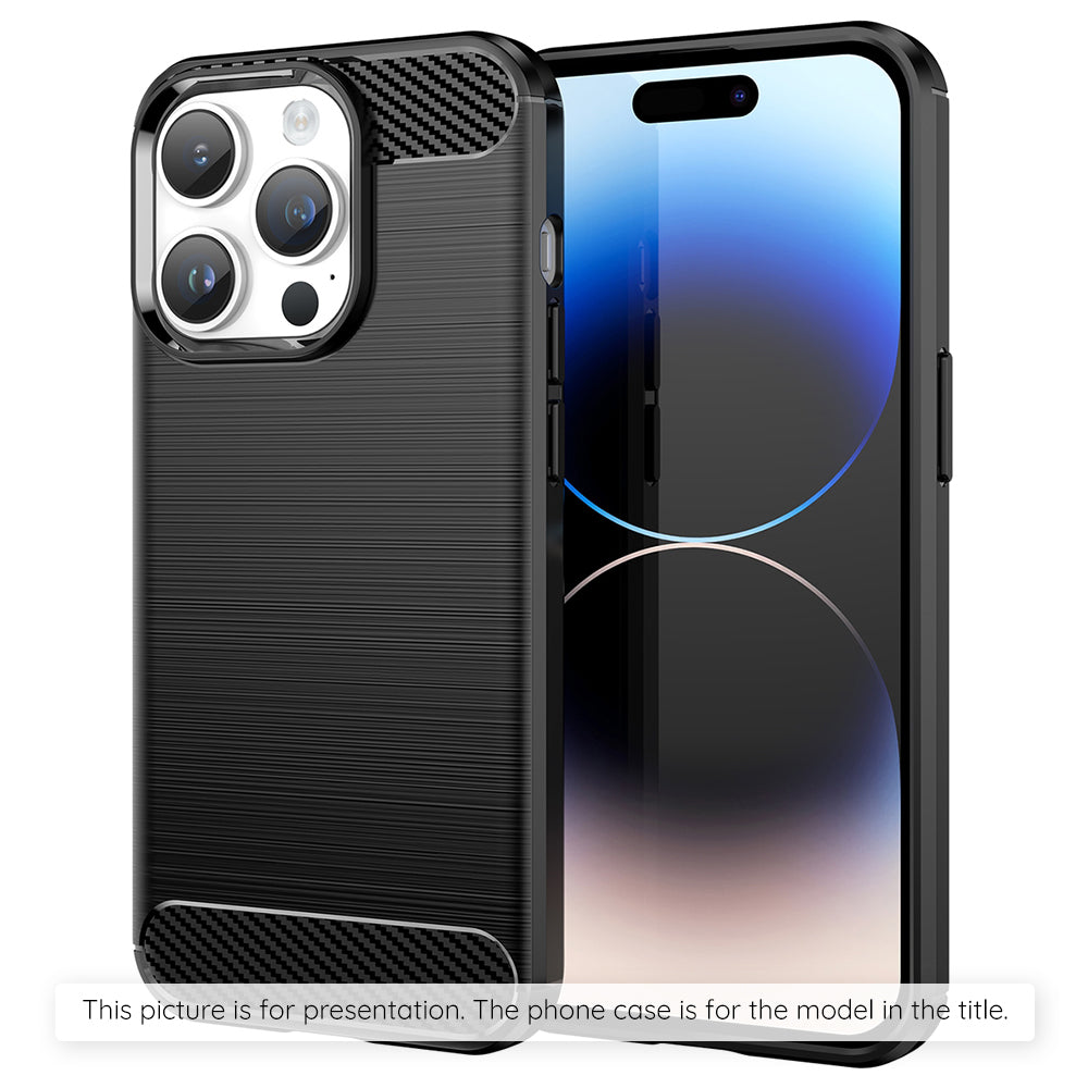 Techsuit Custodia per Sony Xperia 10 VII, Techsuit, Carbonio, Nera