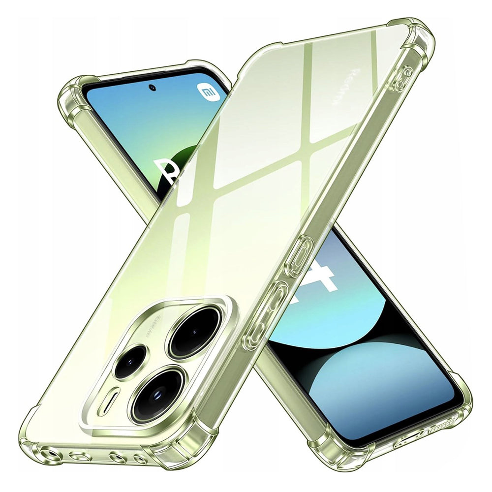 Custodia per Xiaomi Redmi Note 14 4G (Regionale), Techsuit, Shockproof Clear, Trasparente