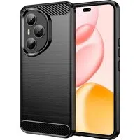 Custodia per Honor 400 Pro, Techsuit, Carbonio, Nera — 3