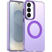 Custodia MagSafe per Samsung Galaxy S26 S942, Techsuit, CandyCase, Viola — 3
