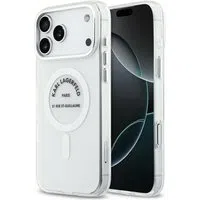Custodia MagSafe per Apple iPhone 17 Pro Max, Karl Lagerfeld, IML Logo RSG, Trasparente — 3