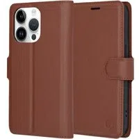 Custodia per Apple iPhone 14 Pro, Techsuit, Leather Folio, Marrone — 3