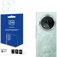 Pellicola protettiva per fotocamera posteriore 3MK Protection per Honor Magic7 Lite, vetro flessibile, set da 4 pezzi, trasparente — 3