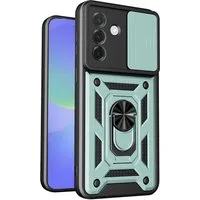 Custodia per Samsung Galaxy A37 5G, Techsuit, CamShield, Verde — 3