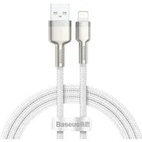 Cavo Dati e Ricarica USB-A - Lightning Baseus Cafule Metal Series, 18W, 1m, Bianco CALJK-A02 — 3