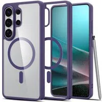 Custodia MagSafe per Samsung Galaxy S26 Ultra S948, Spigen, Ultra Hybrid, Viola Scuro ACS11208 — 3