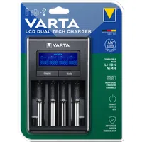 Caricabatterie Batterie Varta, AA / AAA, Nero — 3