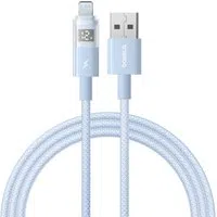 Cavo Dati e Ricarica USB-A - Lightning Baseus Display 2, 12W, 2m, Blu P10382700311-01 — 3