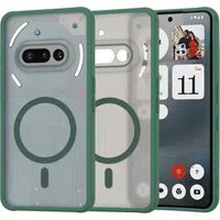 Custodia MagSafe per Nothing Phone (3a), Techsuit, HaloFrost, Verde — 3