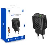 Caricabatterie Retea Lito LC19, 30W, 3A, 1 x USB-A - 1 x USB-C, Nero — 3