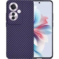 Custodia per Oppo Reno11 F, Techsuit, Carbonite FiberShell, Viola — 3