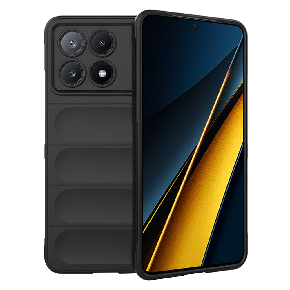Custodia per Xiaomi Poco X6 Pro, Techsuit, Magic Shield, Nera