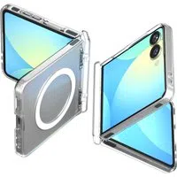 Custodia MagSafe per Samsung Galaxy Z Flip7 F766, Spigen, Ultra Hybrid Pro, Trasparente ACS09559 — 3