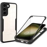 Custodia per Samsung Galaxy S23+ S916, Techsuit, ColorVerse 360, Nera — 3