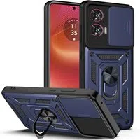 Custodia per Motorola Edge 50 Fusion, Techsuit, CamShield, Blu — 3