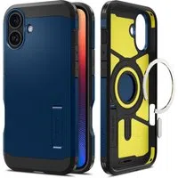 Custodia MagSafe per Apple iPhone 16, Spigen, Tough Armor, Blu Navy ACS08217 — 3