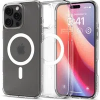 Custodia MagSafe per Apple iPhone 16 Pro, Spigen, Ultra Hybrid, Trasparente Satinata ACS08133 — 3