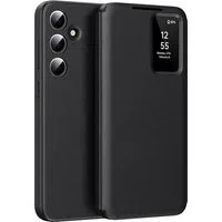 Custodia per Samsung Galaxy A55 5G A556, Techsuit, SmartView, Nera — 3