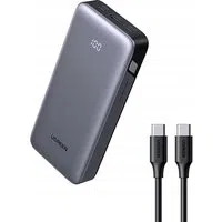 Batteria Esterna UGREEN Nexode PB532 (55989B), 20000mAh, 30W, QC + PD, 1 x USB-A - 2 x USB-C, Grigio — 3