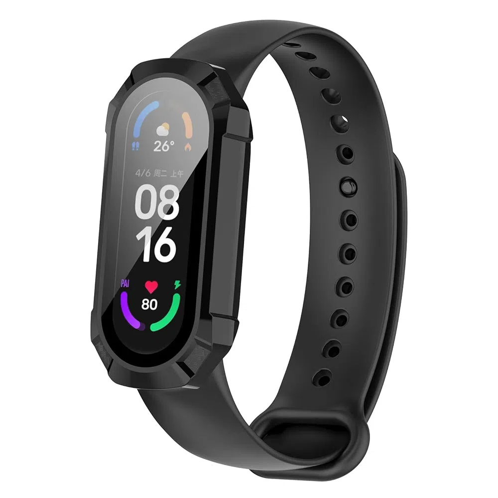 Custodia Techsuit Defense360 Pro per Xiaomi Smart Band 7, Nera — 2