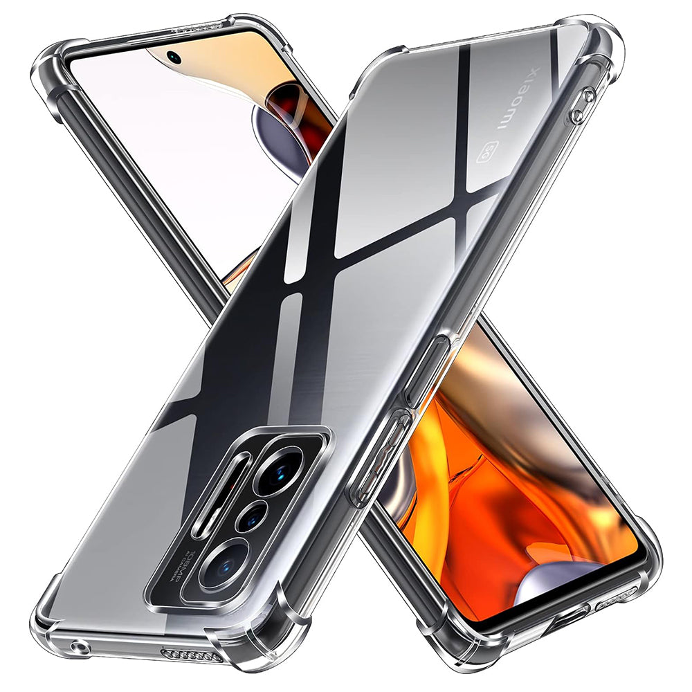 Techsuit Custodia per Xiaomi 11T / 11T Pro, Techsuit, Shockproof Clear, Trasparente