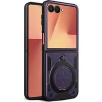 Custodia per Samsung Galaxy Z Flip7 F766, Techsuit, CamGuard Pro, Viola — 3