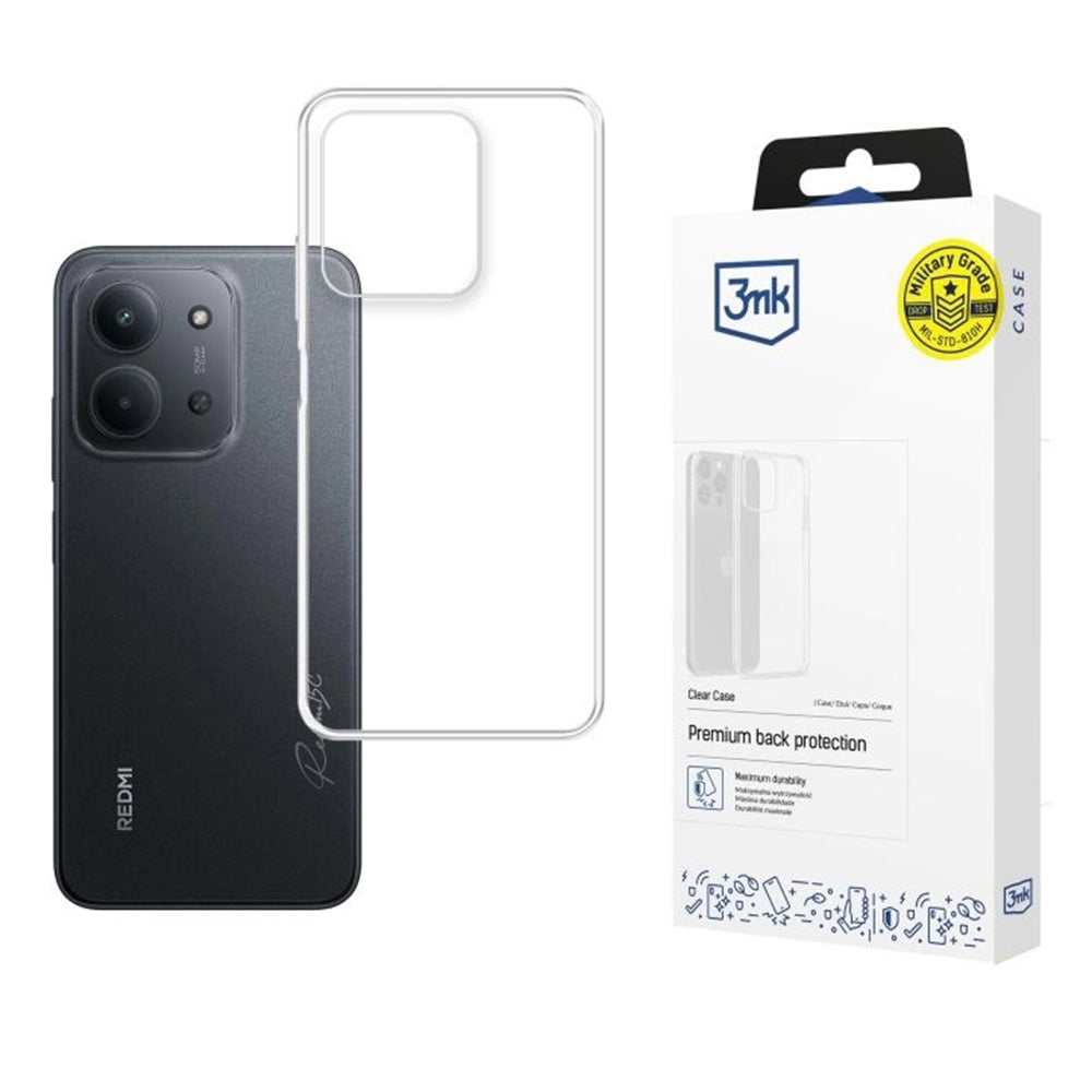 3MK Custodia per Xiaomi Poco C85 4G / Redmi 15C 5G / 15C 4G, 3MK, Clear, Trasparente