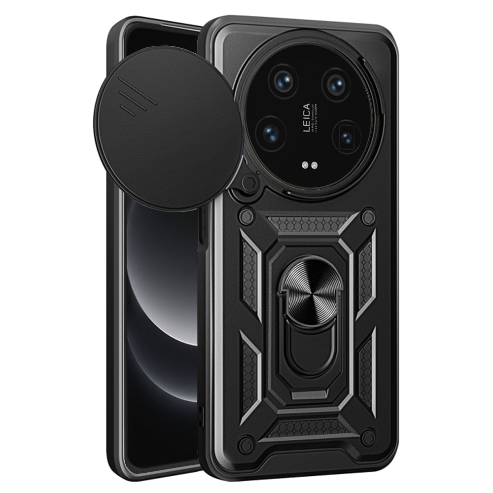 Techsuit Custodia per Xiaomi 14 Ultra, Techsuit, CamShield, Nera