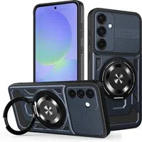 Custodia per Samsung Galaxy A56 A566 / A36 A366, Techsuit, RuggedCam, Blu — 3