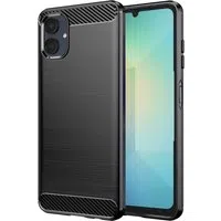 Custodia per Samsung Galaxy A06 A065, Techsuit, Carbonio, Nera — 3