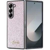 Custodia per Samsung Galaxy Z Fold6 F956, Guess, Glitter Script, Rosa — 3