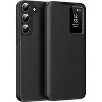 Custodia per Samsung Galaxy S22+ 5G S906, Techsuit, SmartView, Nera — 3