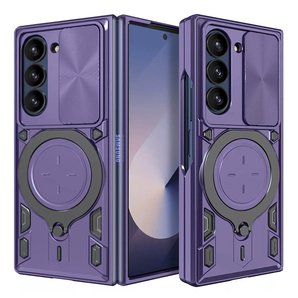 Techsuit Custodia per Samsung Galaxy Z Fold6 F956, Techsuit, CamGuard Pro, Viola