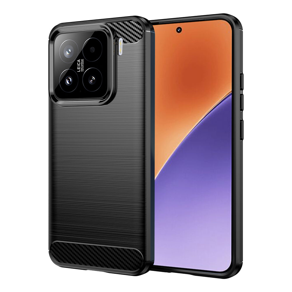 Techsuit Custodia per Xiaomi 15, Techsuit, Carbonio, Nera