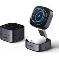 Caricabatterie Wireless UGREEN W526 3in1, 20W, 1.67A, 1 x USB-C, Nero — 3