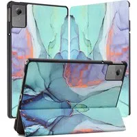 Custodia per Lenovo Idea Tab 11, Techsuit, FoldPro Green Time, Multicolore — 3