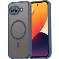 Custodia MagSafe per Google Pixel 10a, Techsuit, HaloFrost II, Blu Navy — 3