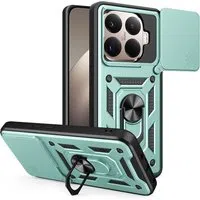 Custodia per Xiaomi 15T Pro, Techsuit, CamShield, Verde — 3