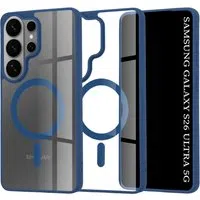 Custodia MagSafe per Samsung Galaxy S26 Ultra S948, Techsuit, Pro, Blu — 3