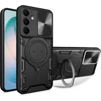 Custodia per Samsung Galaxy S26 Plus S947, Techsuit, CamGuard Pro, Nera — 3